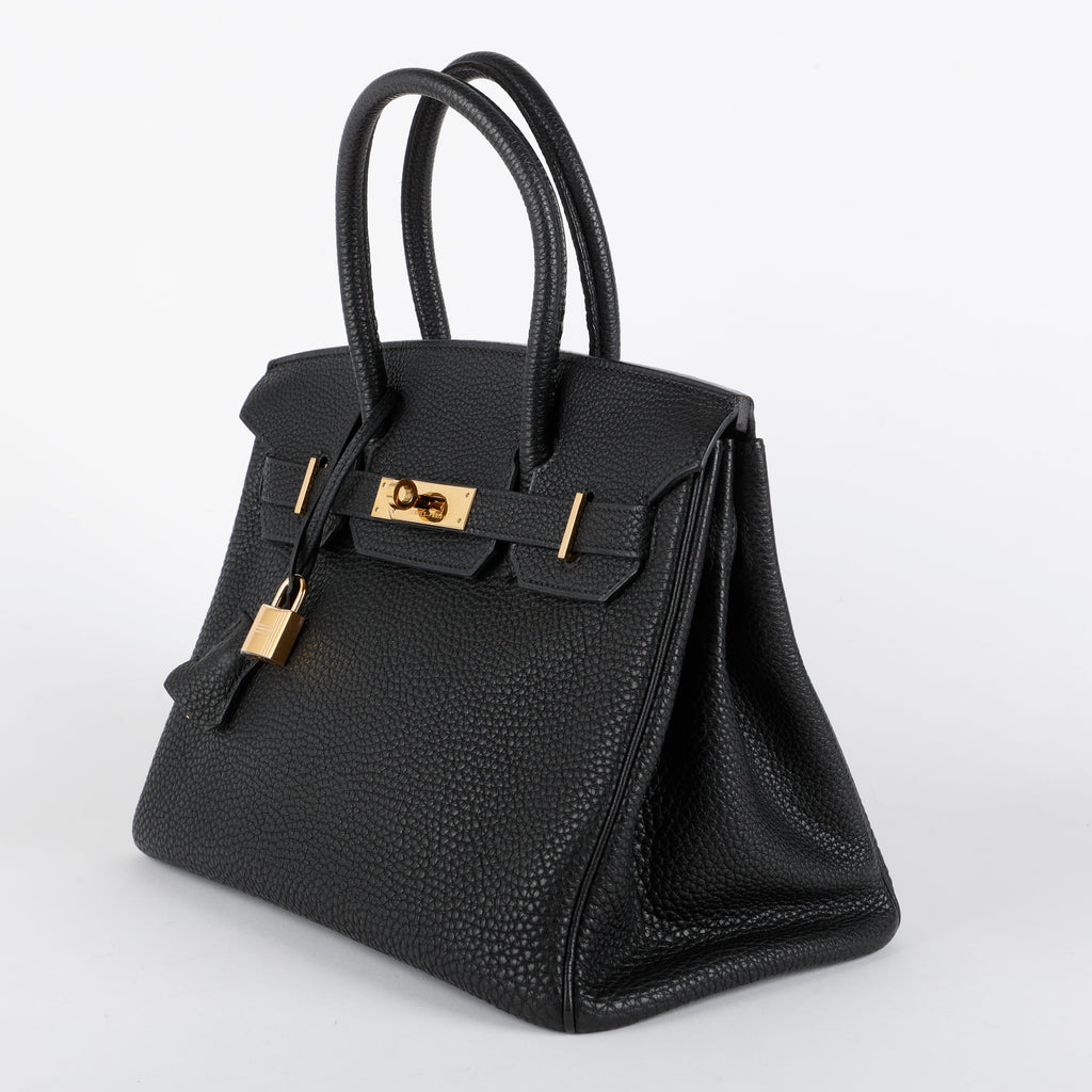 Birkin 30, Black Togo Gold Hardware