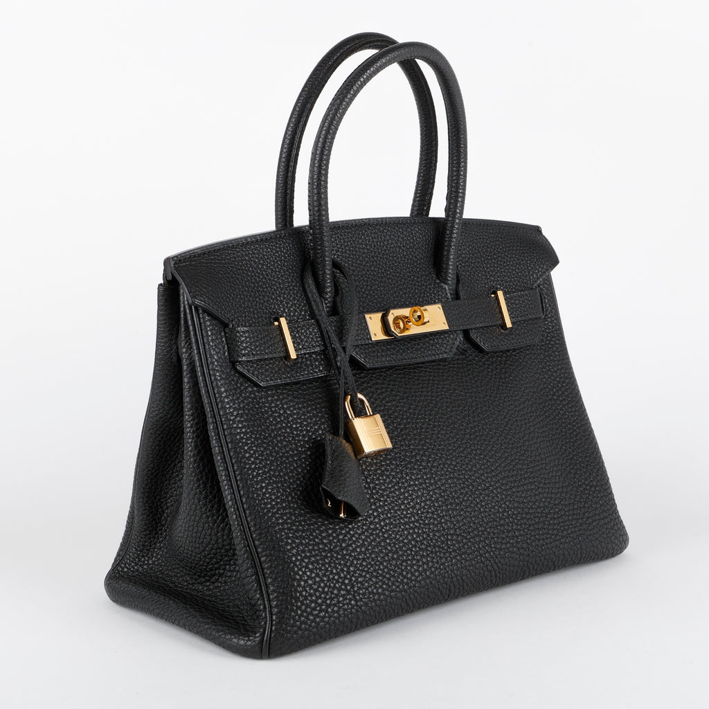 Birkin 30, Black Togo Gold Hardware