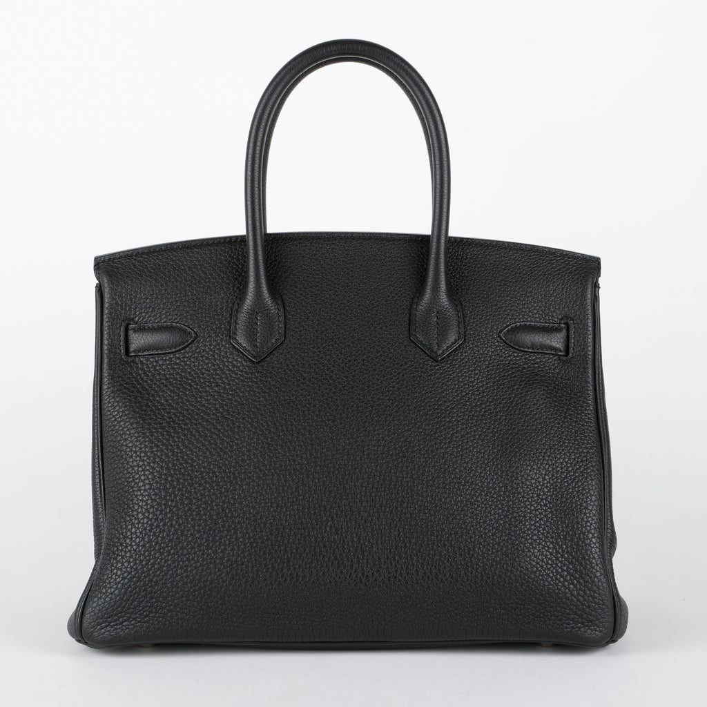 Birkin 30, Black Togo Palladium Hardware