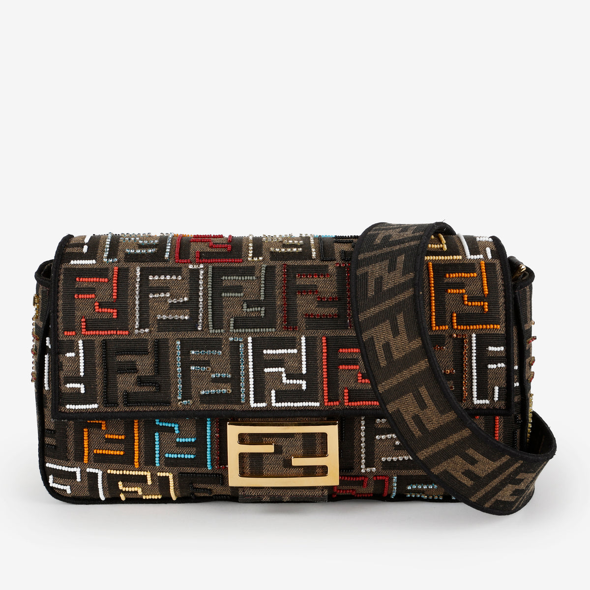 Medium Baguette, Multi Color Sequin 770