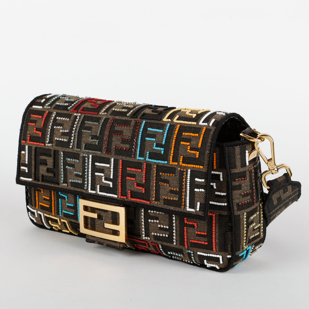 Medium Baguette, Multi Color Sequin 770
