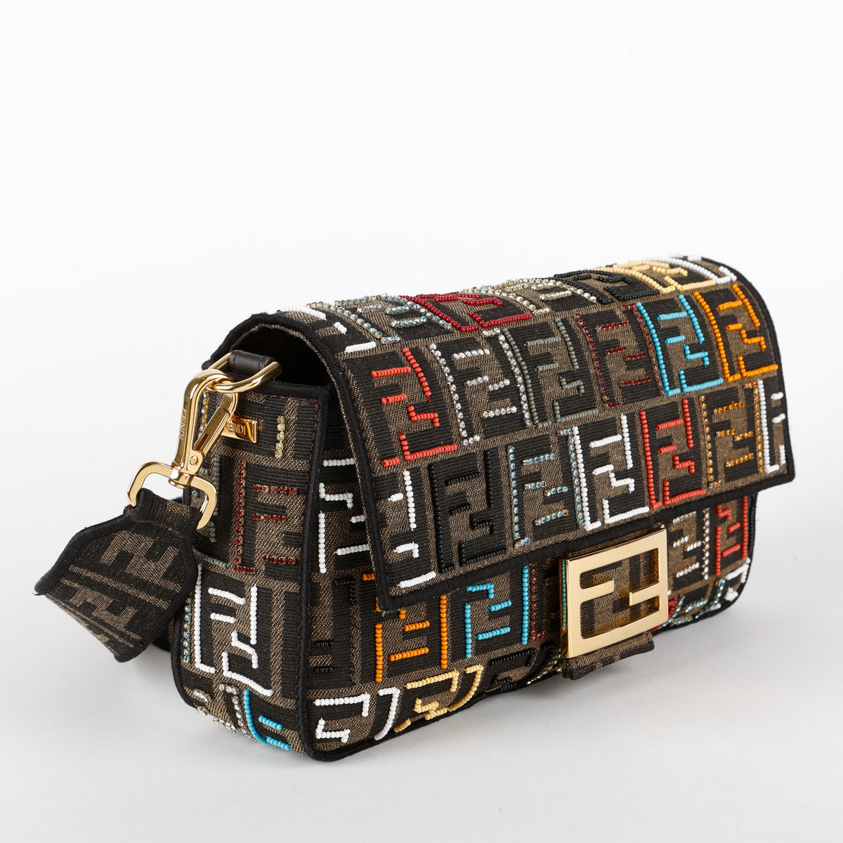 Medium Baguette, Multi Color Sequin 770