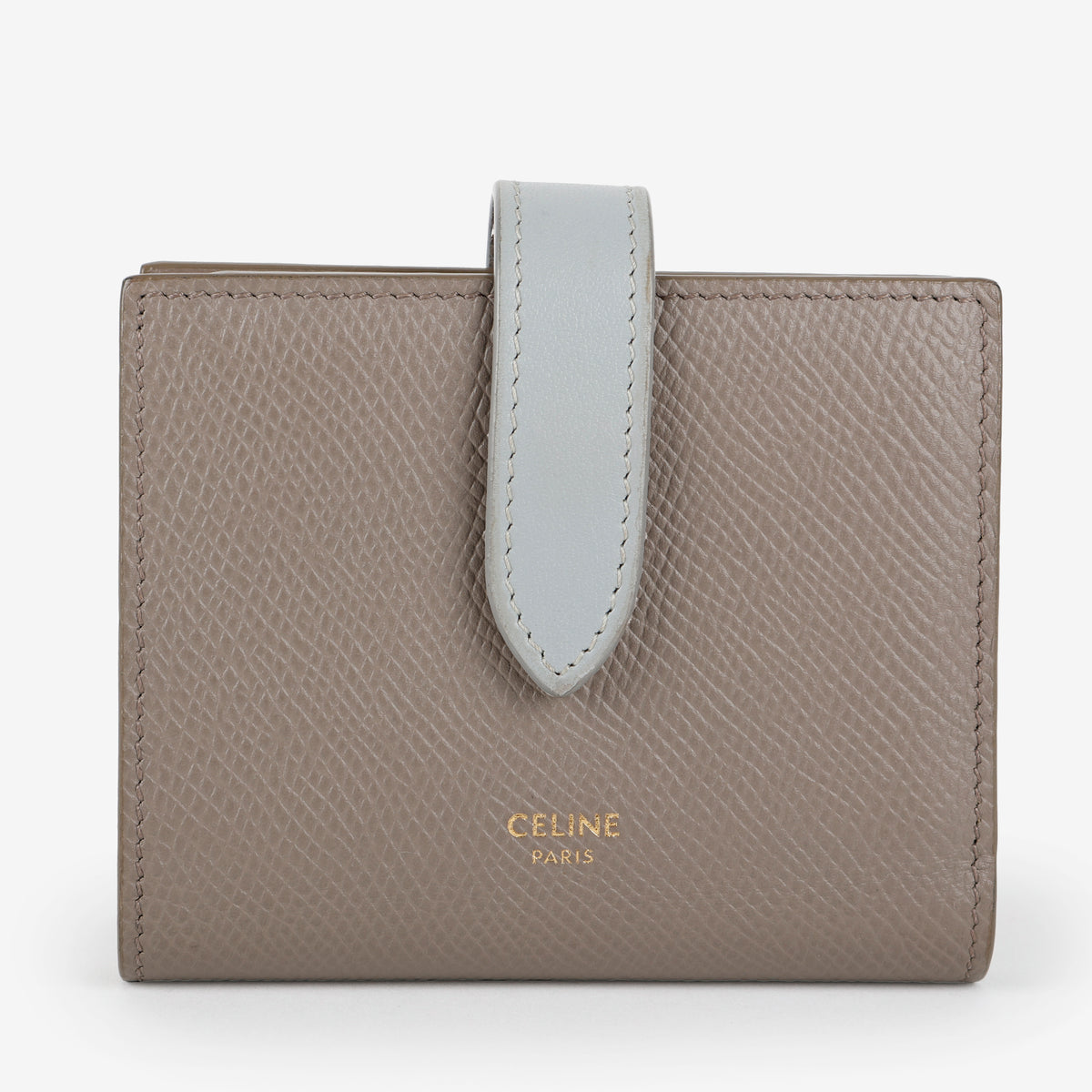 Small Strap Wallet, Grey