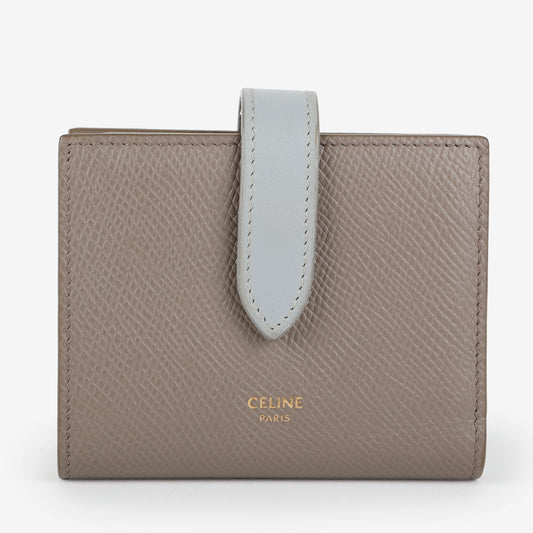 Small Strap Wallet, Grey
