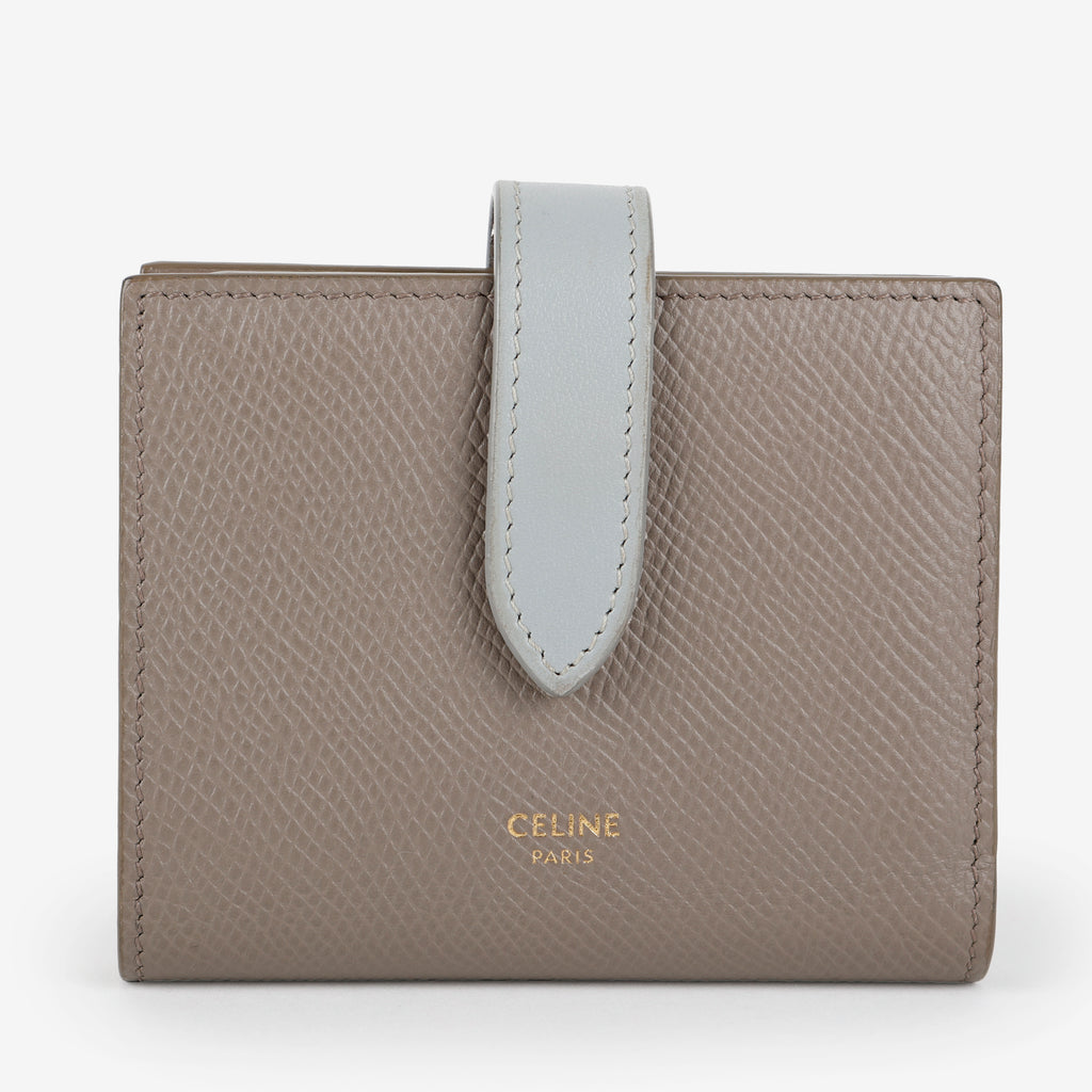 Small Strap Wallet, Grey
