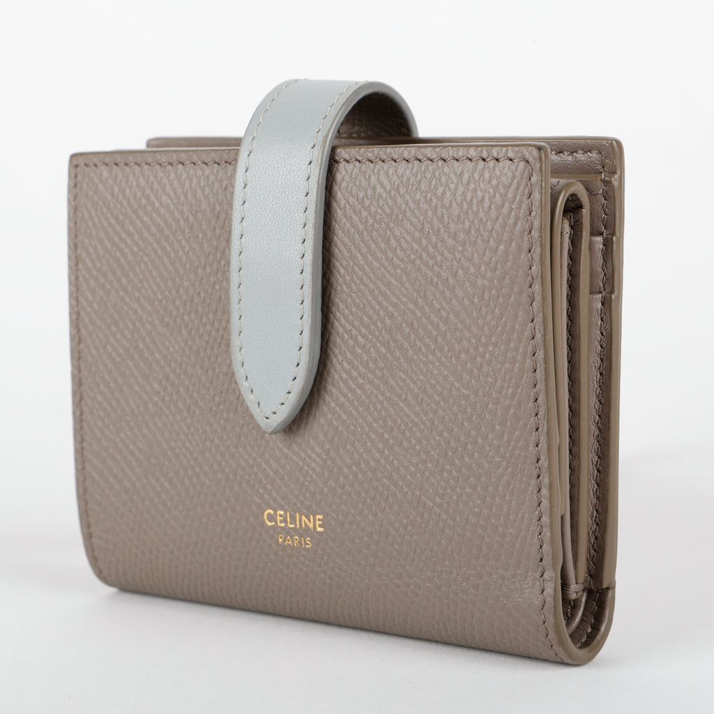 Small Strap Wallet, Grey