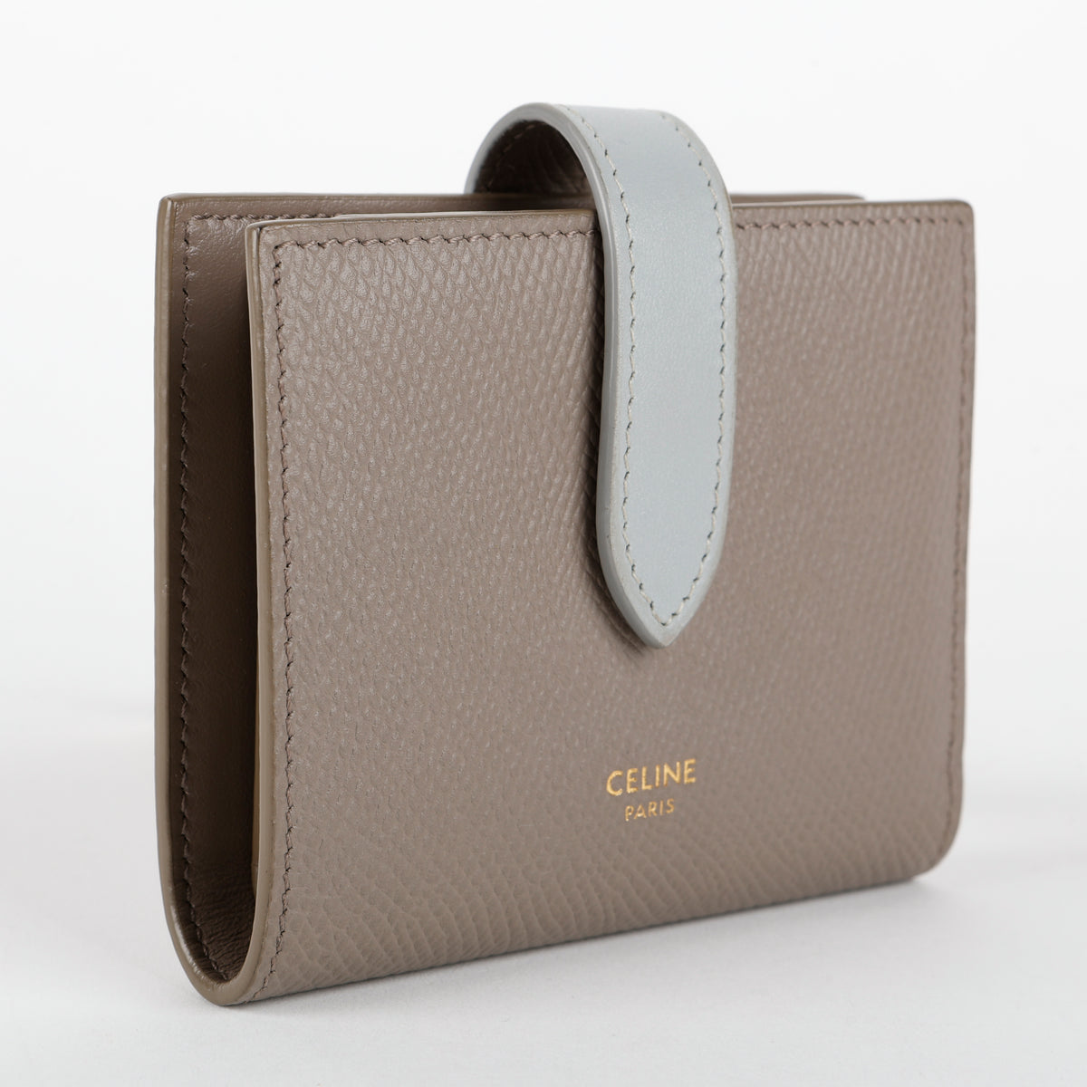 Small Strap Wallet, Grey