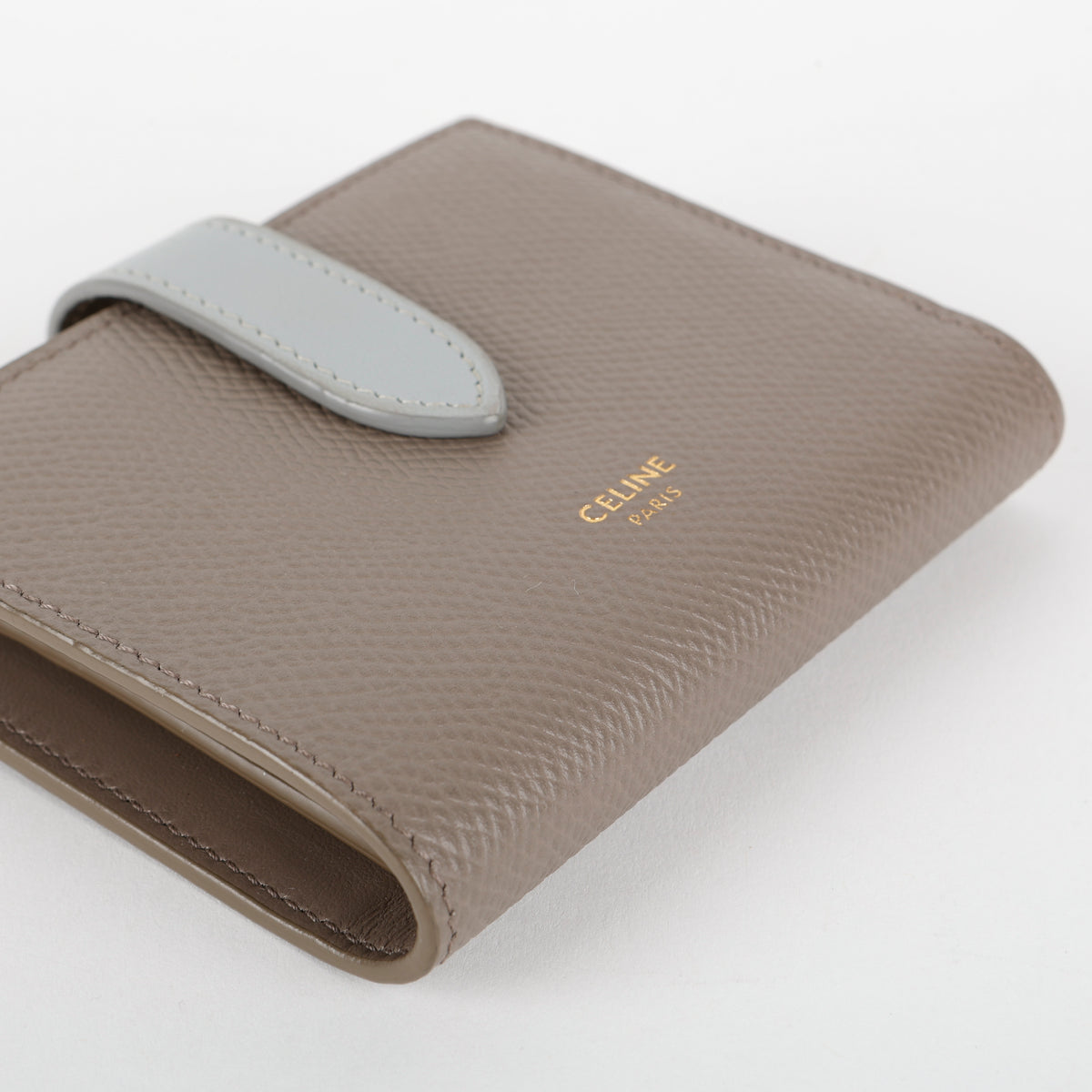 Small Strap Wallet, Grey