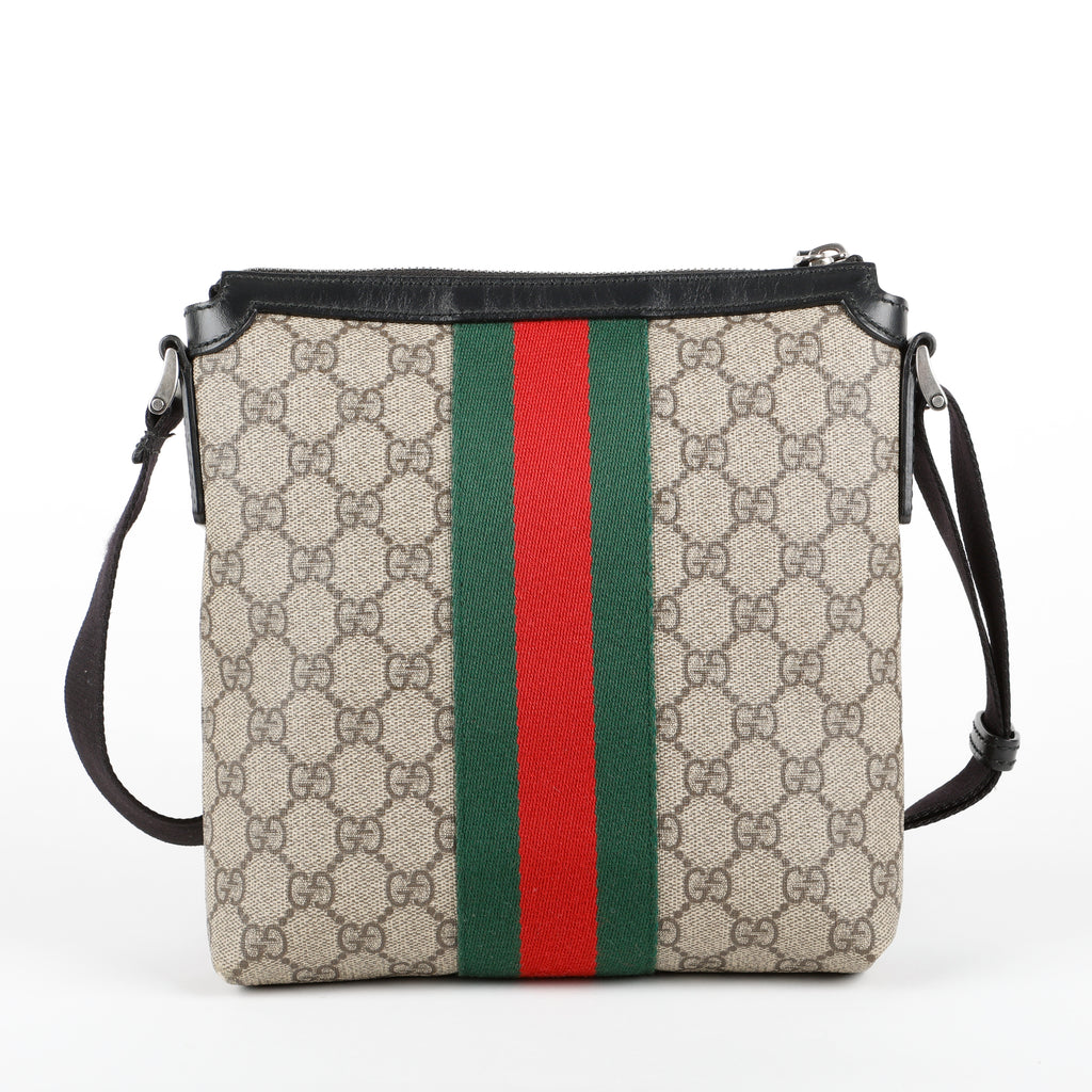 Medium Supreme Web Messenger, Canvas/Black