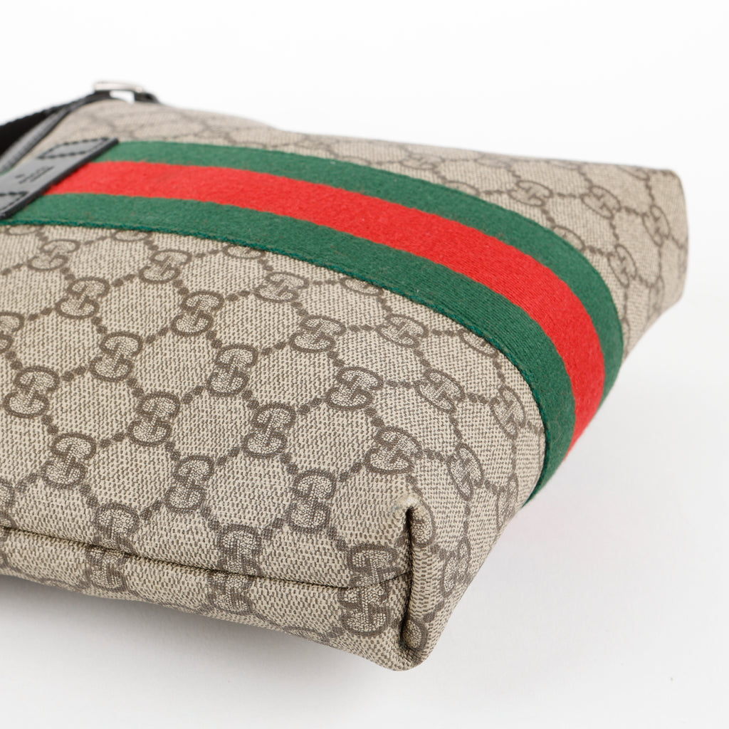 Medium Supreme Web Messenger, Canvas/Black