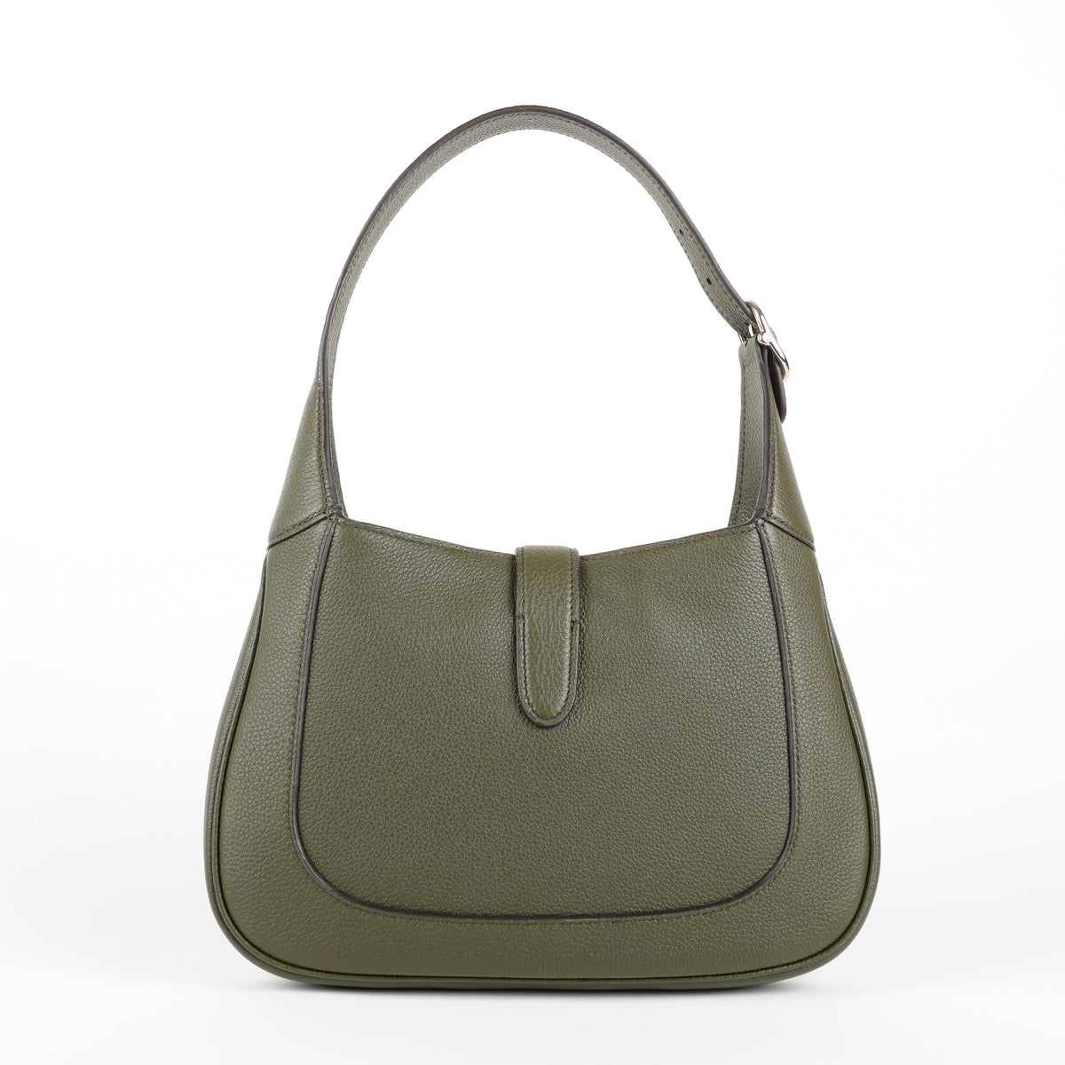 1961 Medium Jackie, Dark Green Grained Calfskin