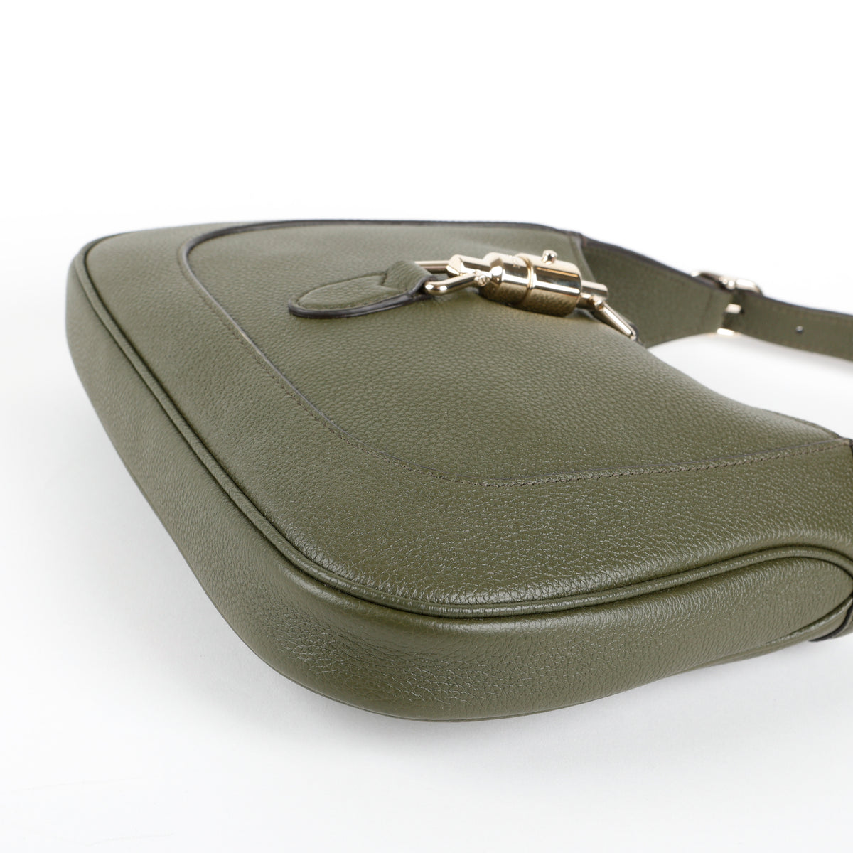 1961 Medium Jackie, Dark Green Grained Calfskin