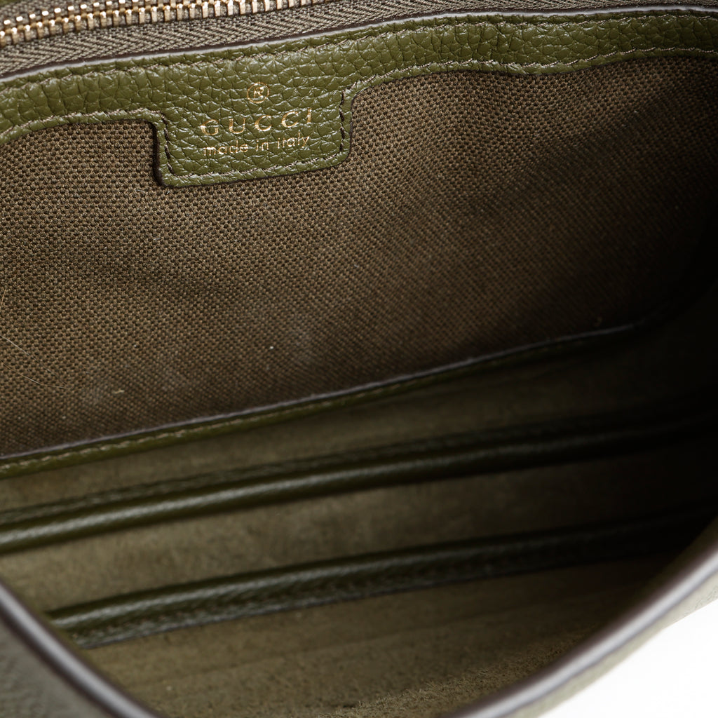 1961 Medium Jackie, Dark Green Grained Calfskin