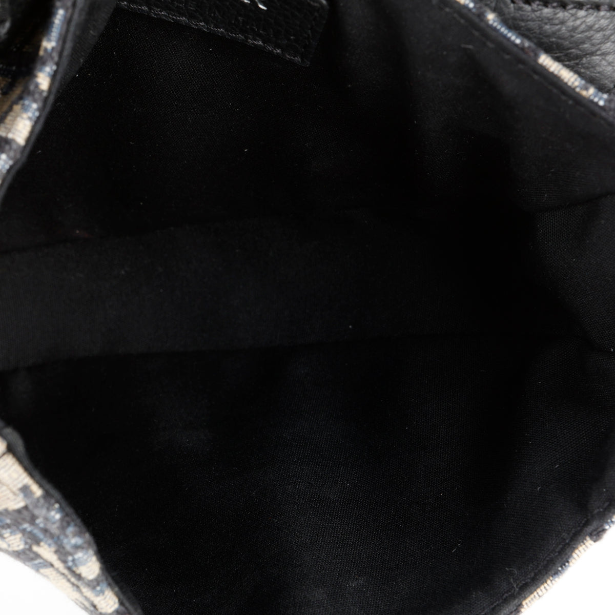 Oblique Saddle Waist Bag, Navy Canvas