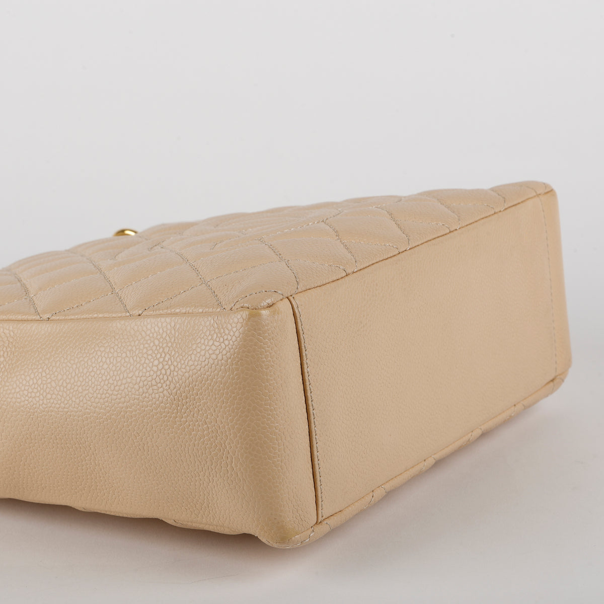 Petit Shopping Tote, Quilted Caviar