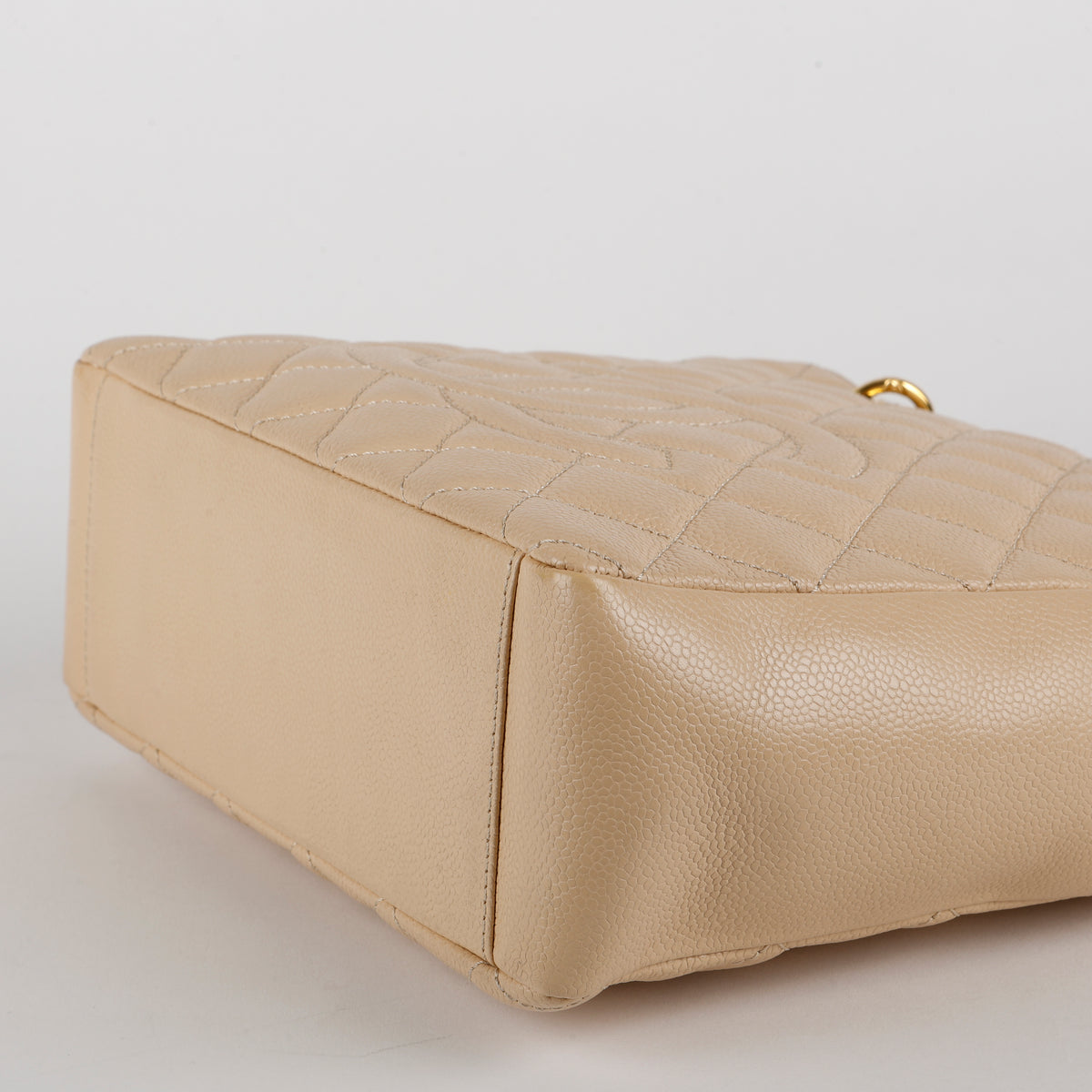 Petit Shopping Tote, Quilted Caviar