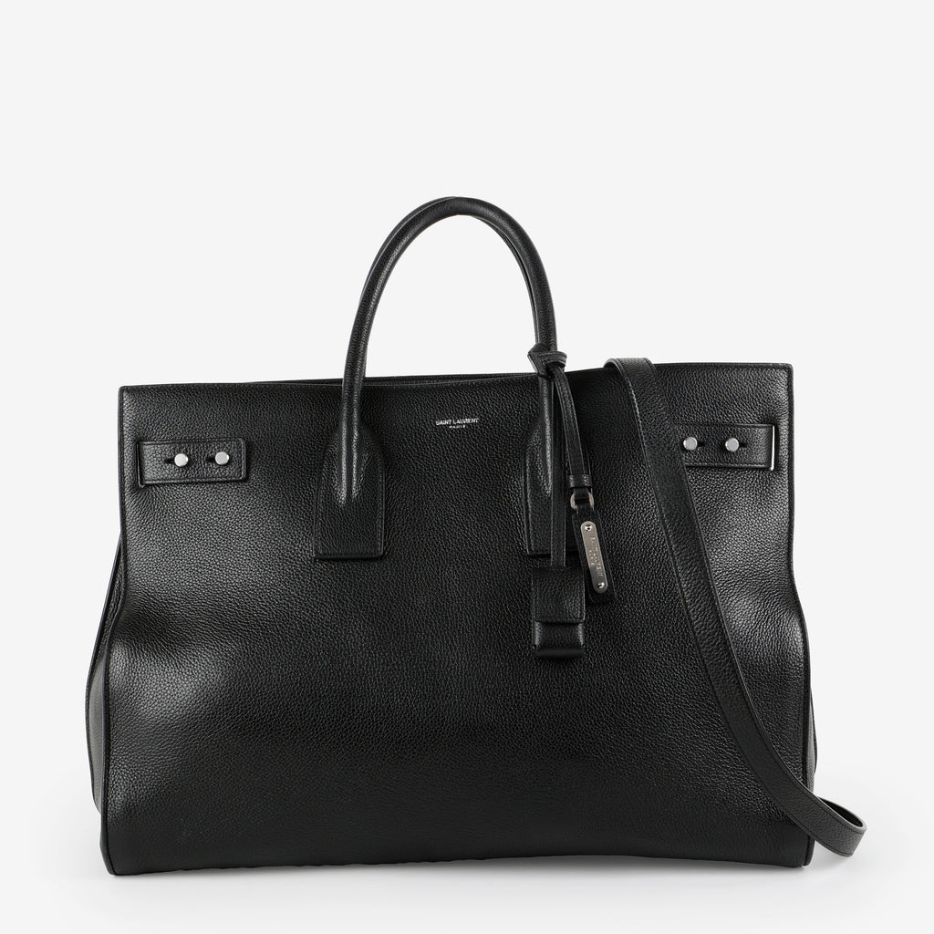 Large Sac De Jour, Black Calfskin