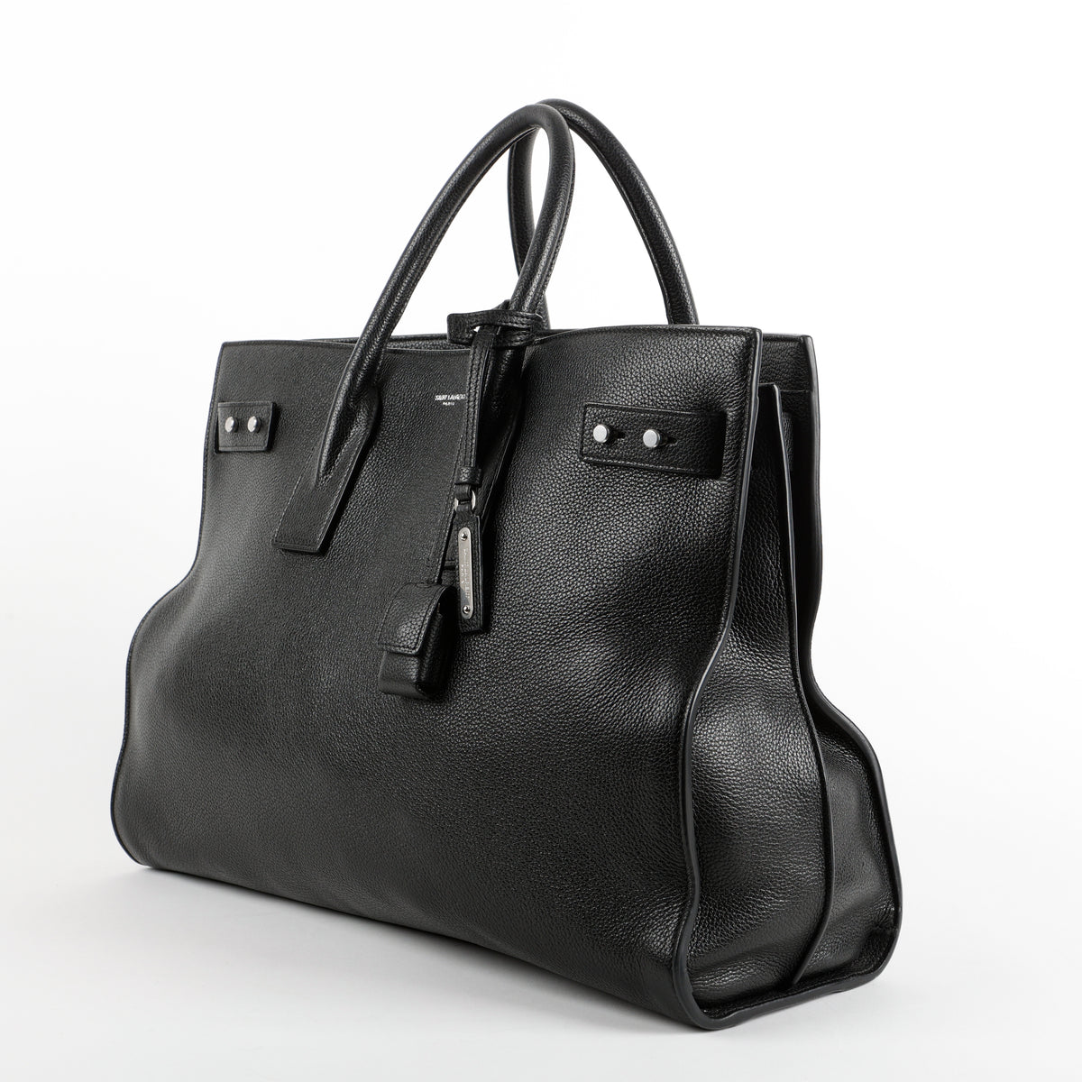 Large Sac De Jour, Black Calfskin