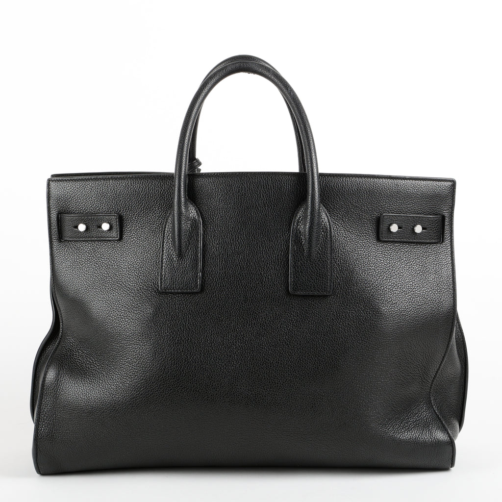 Large Sac De Jour, Black Calfskin