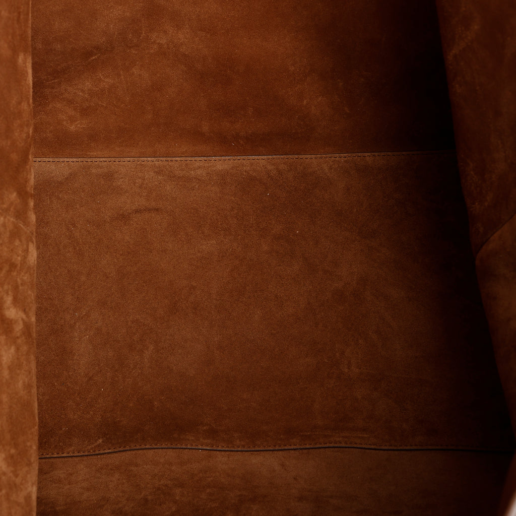 Medium Y Tote, Brown Suede