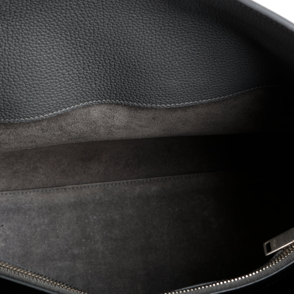 Large Sac De Jour, Dark Grey Calfskin