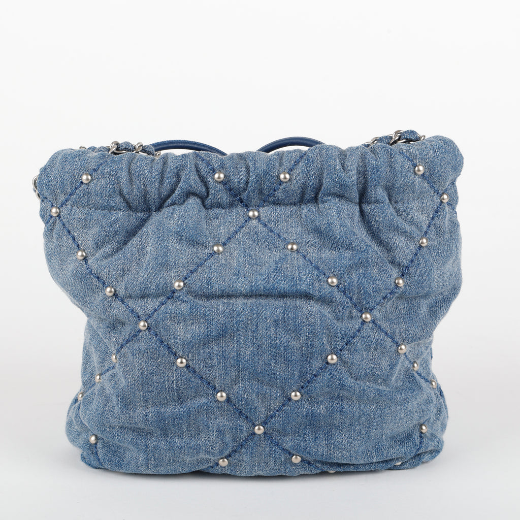Small Studded 22, Light Denim