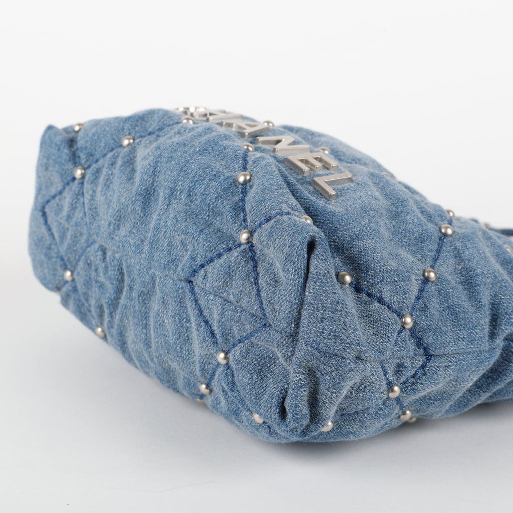 Small Studded 22, Light Denim