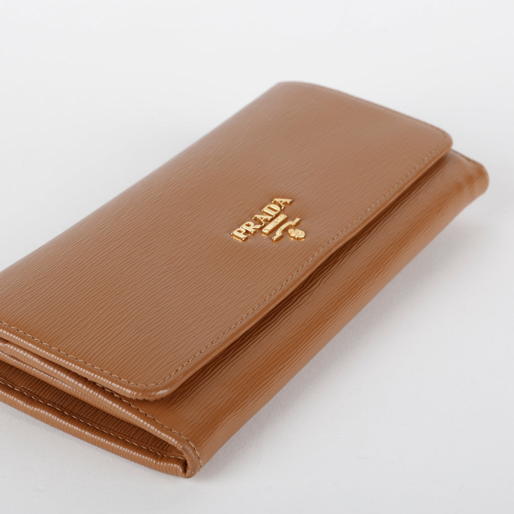 Continental Long Wallet, Brown Move Leather