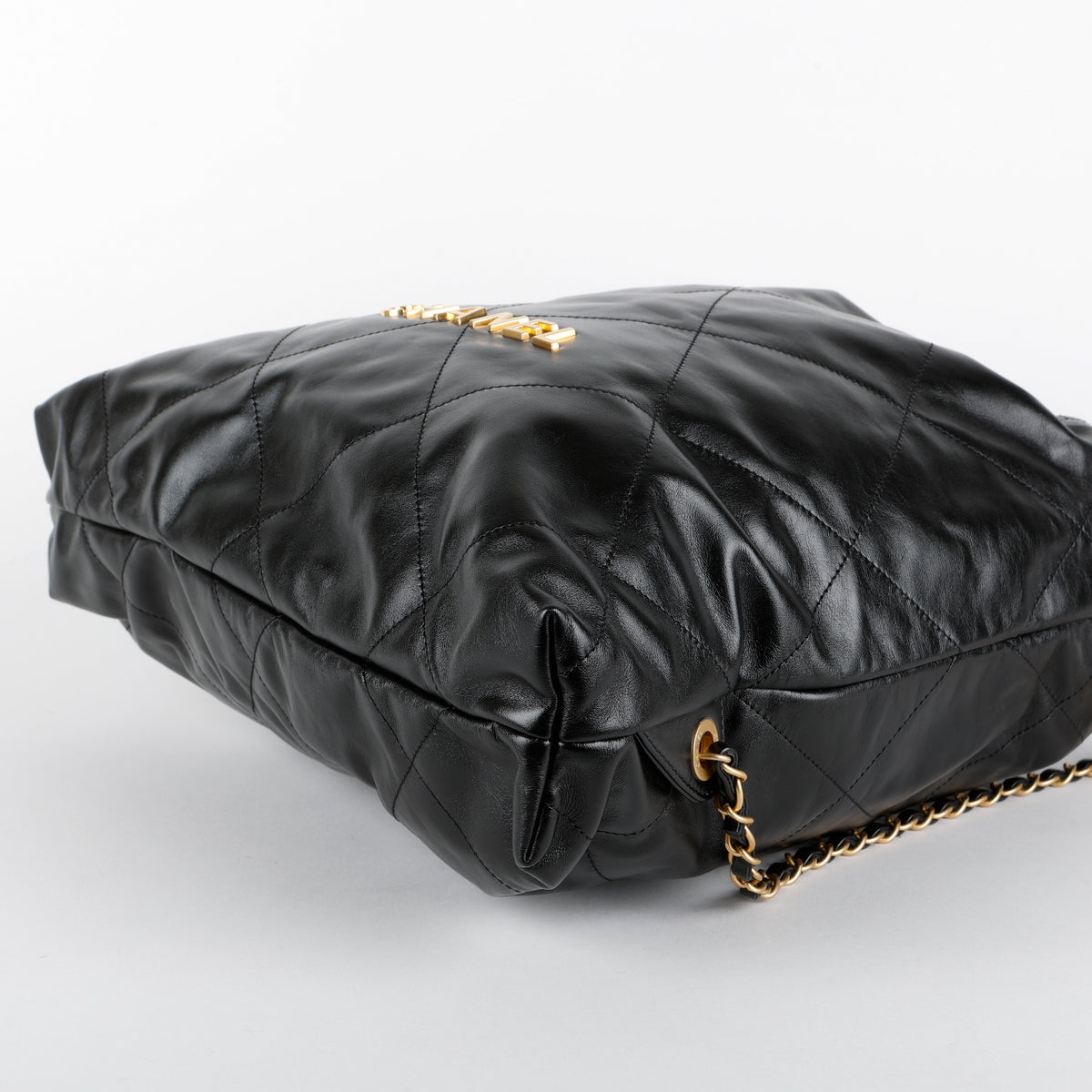 Chanel 22 Backpack, Black Calfskin