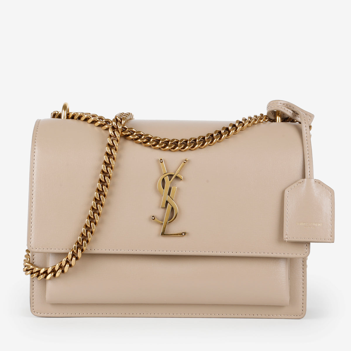 Medium Sunset, Beige Calfskin
