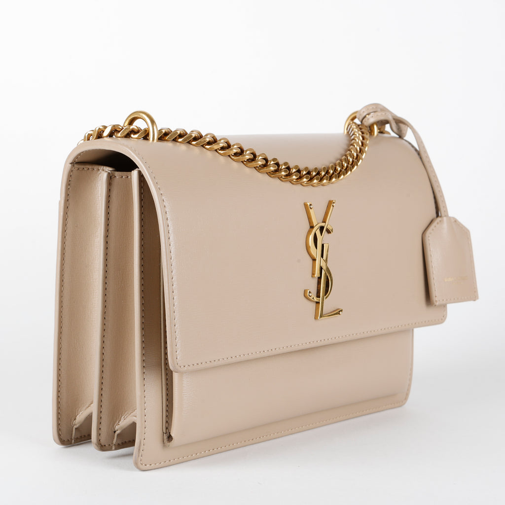 Medium Sunset, Beige Calfskin