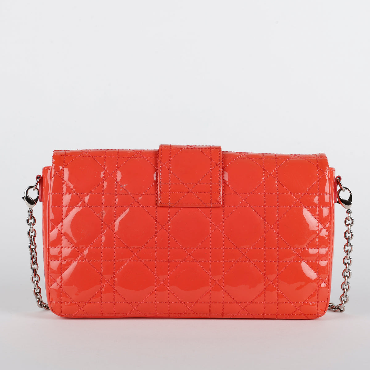 Mini New Lock Pouch, Patent Coral