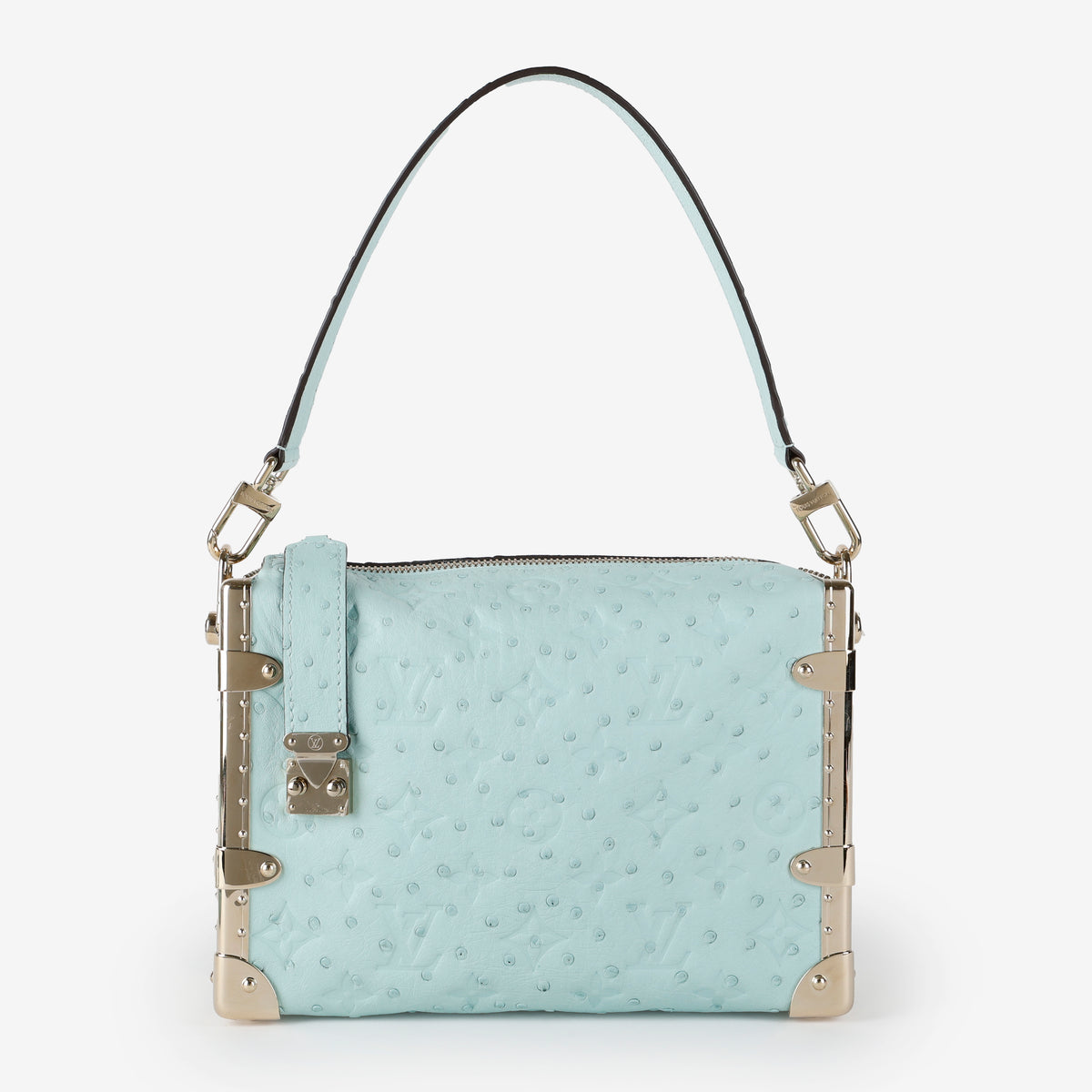 Side Trunk PM, Turquoise Ostrich