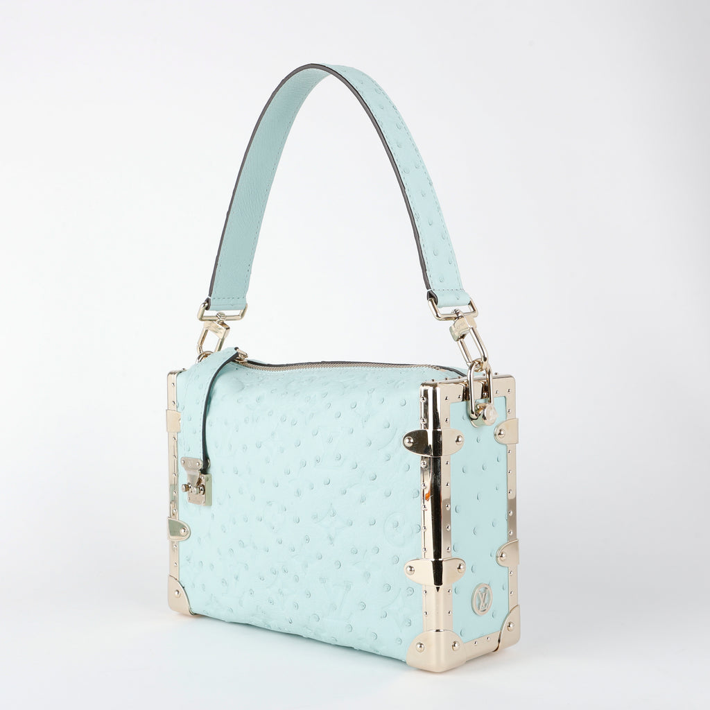 Side Trunk PM, Turquoise Ostrich