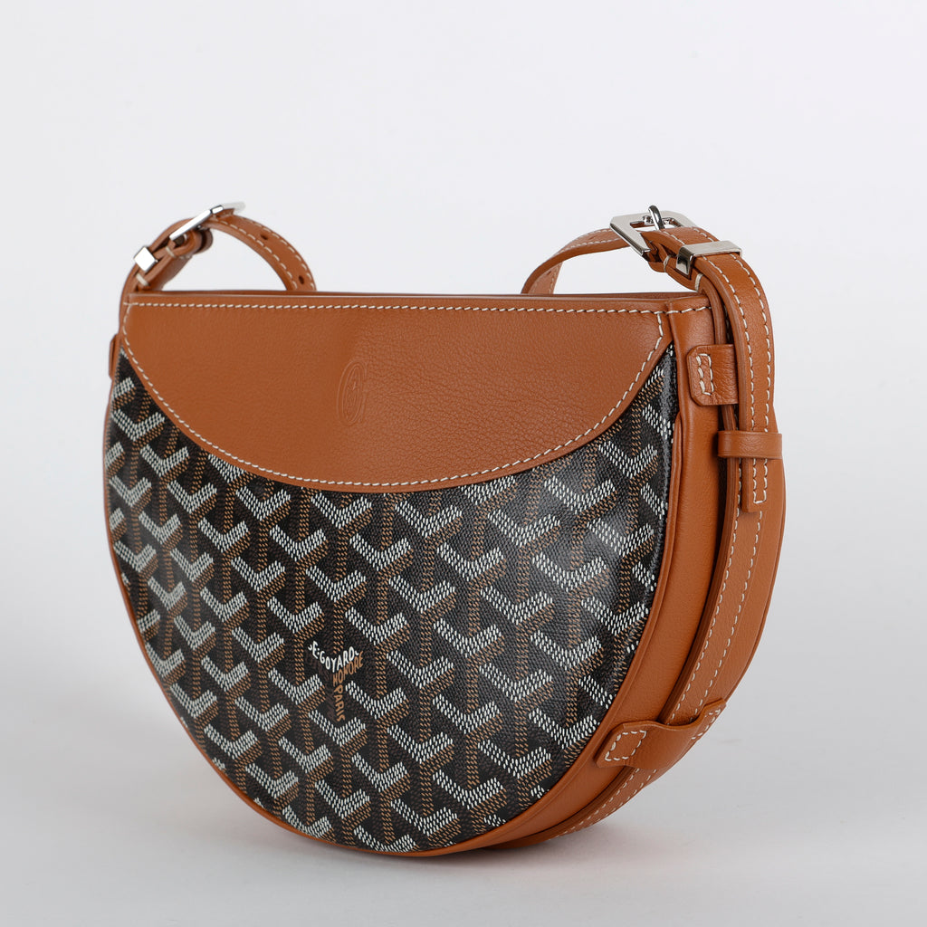 Hirondelle Pouch Bag, Brown