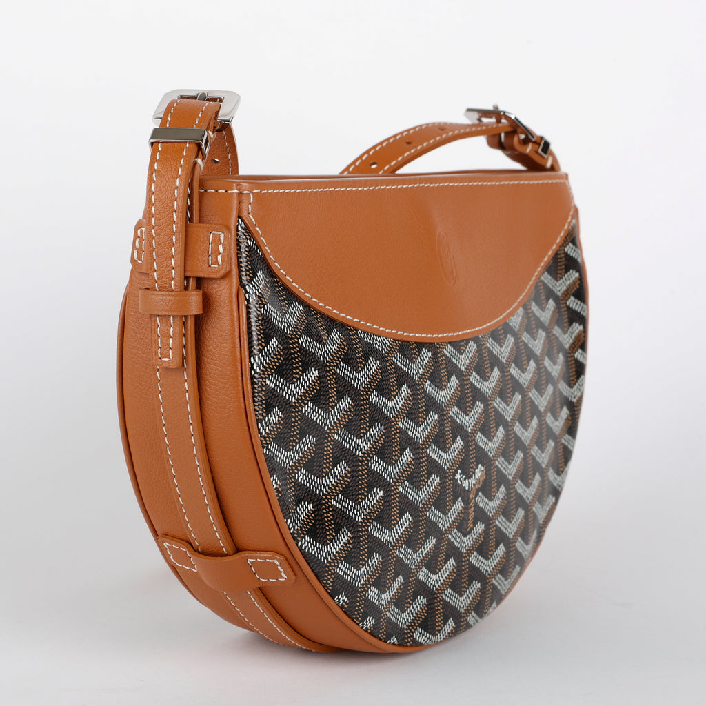 Hirondelle Pouch Bag, Brown