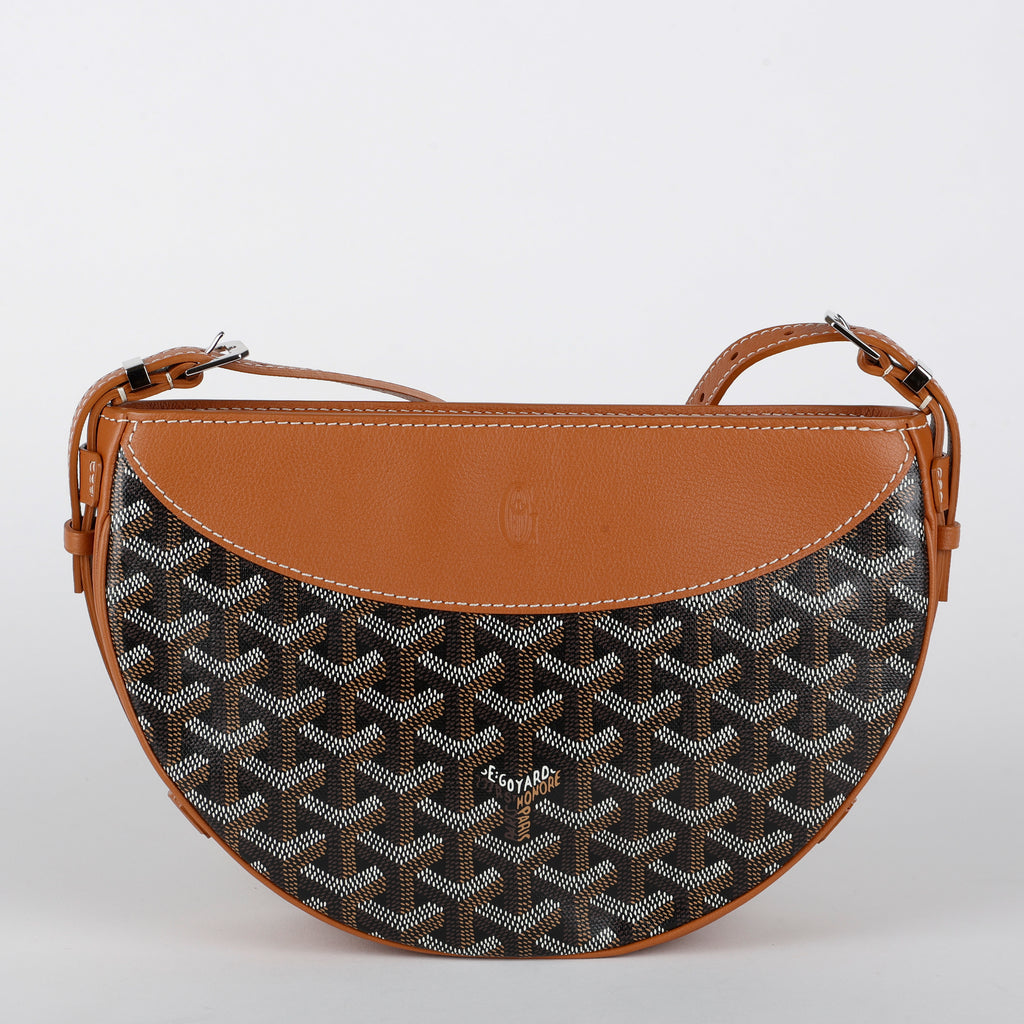 Hirondelle Pouch Bag, Brown