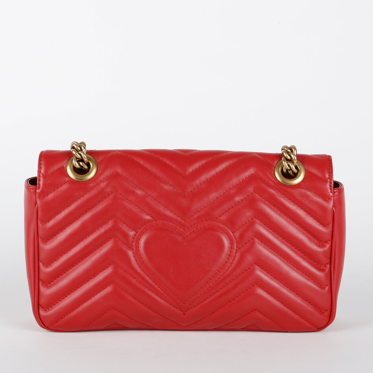 Small GG Marmont Flap, Red