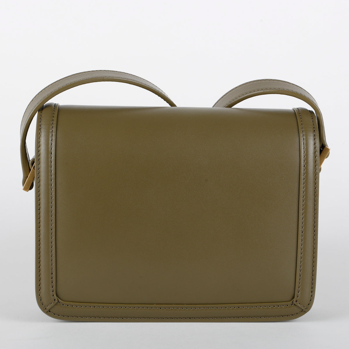 Solferino Shoulder Bag, Olive Green Calfskin