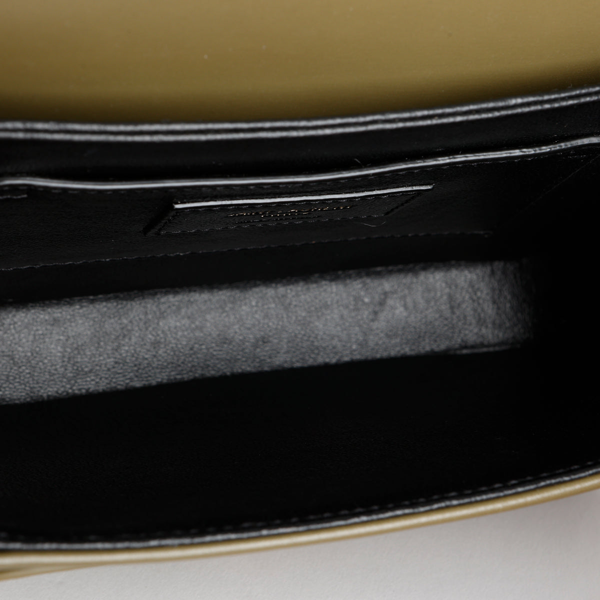 Solferino Shoulder Bag, Olive Green Calfskin