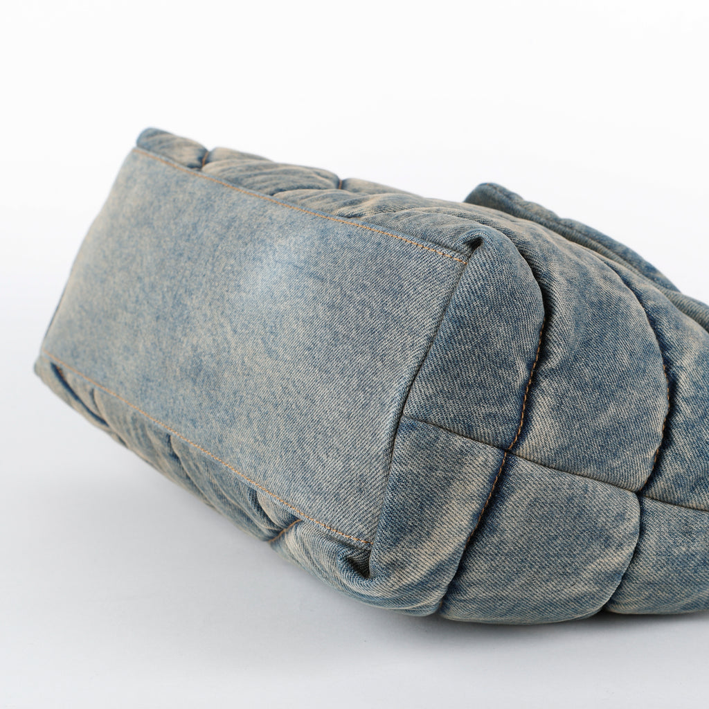 Medium Lou Puffer, Blue Denim