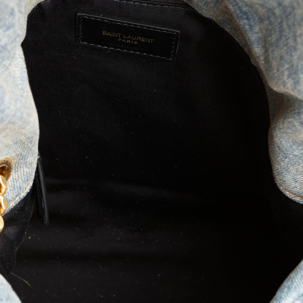 Medium Lou Puffer, Blue Denim