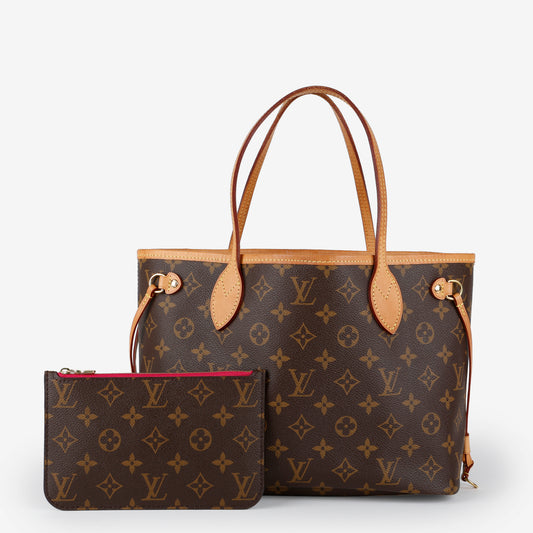 Neverfull PM, Monogram Fuschia