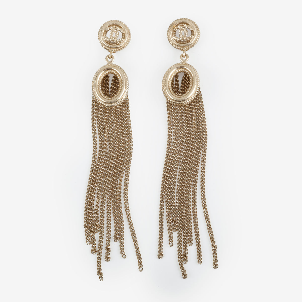 Double C Chain Earrings