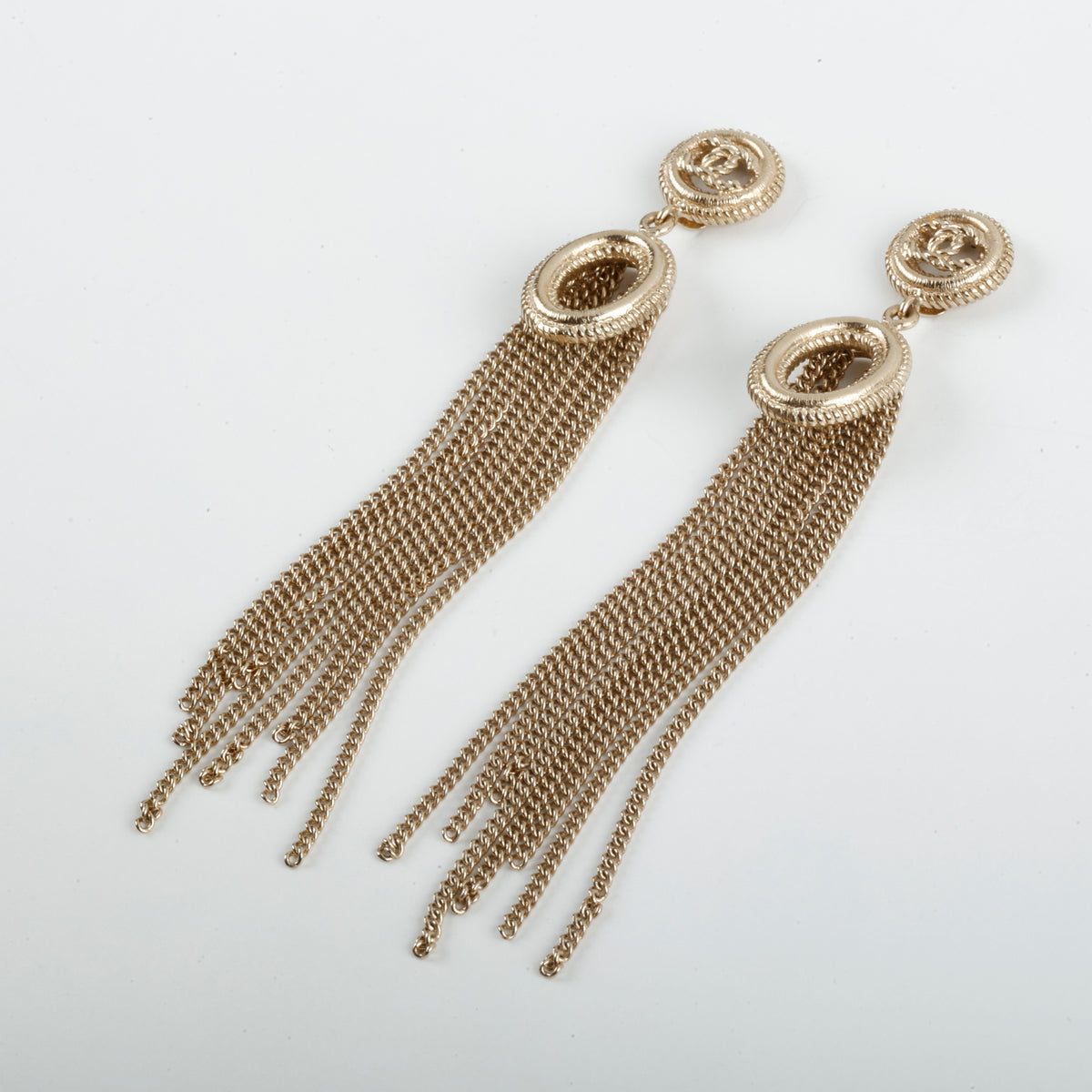 Double C Chain Earrings