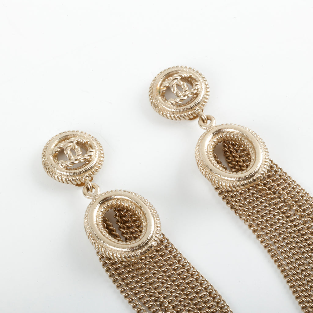 Double C Chain Earrings