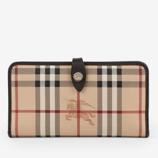 Haymarket Coat Canvas Check Long Wallet