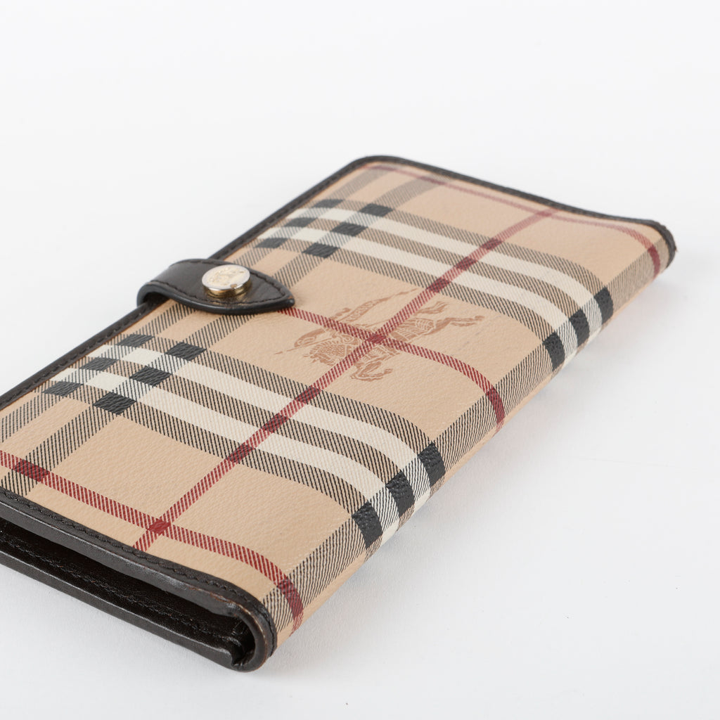 Haymarket Coat Canvas Check Long Wallet