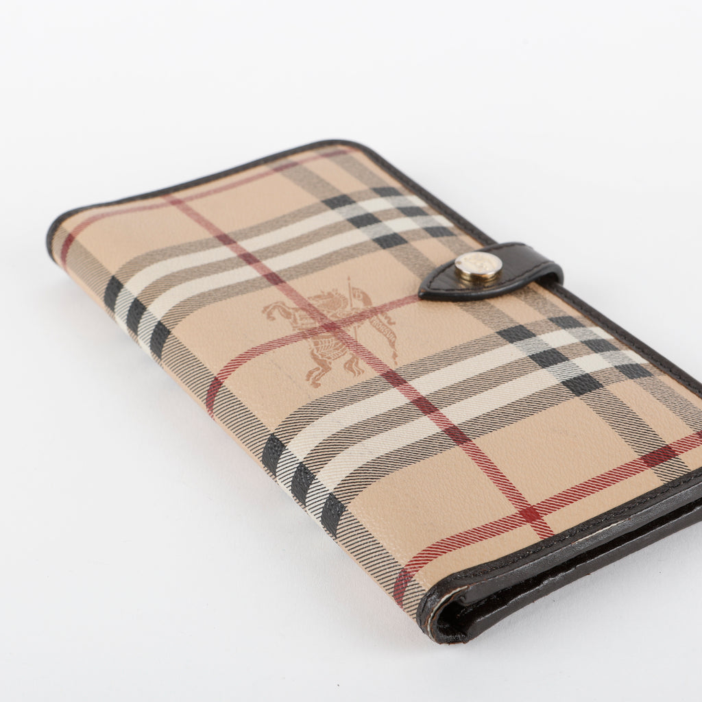 Haymarket Coat Canvas Check Long Wallet