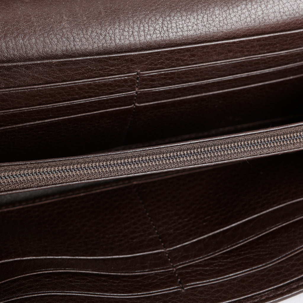 Vintage Web Continental Wallet, Canvas